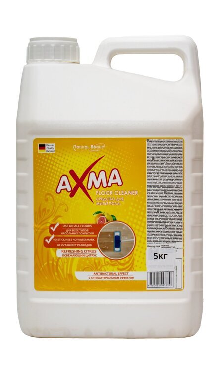 Средство для мытья полов AXMA "Освежающий цитрус" 5 кг