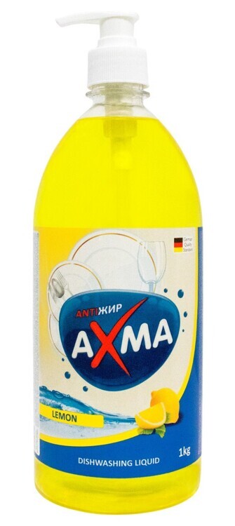 Средство для мытья посуды AXMA 1 кг лимон